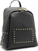 Gum Zn1753 Zaino Da Donna Gum Design by Gianni Chiarini Nero Zainetto Casual 1 Manico E Spallacci in Pelle Regolabili Dettaglio Borchie Dorate Zaino Con Zip E Tasca Esterna 26x29x13 Moda/Valigie borse e accessori da viaggio/Zaini/Zaini Casual Starbag - Gaeta, Commerciovirtuoso.it