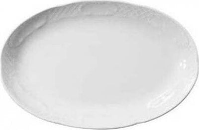 GURAL---PIATTO-OVALE-FLORA-IN-PORCELLANA-BIANCA-CM-28