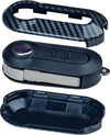 Guscio-Chiave-In-Carbonio-Con-Pad-3-Tasti-Cover-Con-Portachiavi-Per-Fiat-Lancia