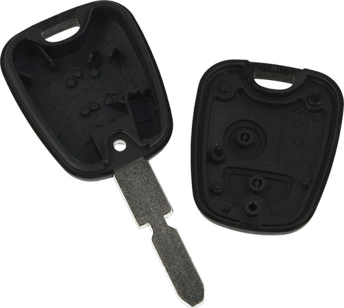 Guscio-Chiave-Telecomando-2-Tasti-Con-Lama-NE78-Batteria-Su-Circuito-Senza-Transponder-Per-Peugeot-106-107-207-407-806-206-Citro-A2Zworld