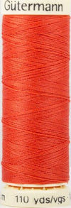 GUTERMANN---100mt---FILO-PER-CUCITO-100%-POLIESTERE---COLORE-ARANCIONE-VIVO-155