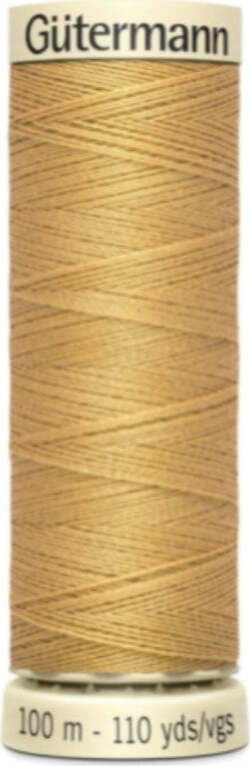 GUTERMANN---100mt---FILO-PER-CUCITO-100%-POLIESTERE---COLORE-BISCOTTO-893-*