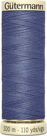 GUTERMANN---100mt---FILO-PER-CUCITO-100%-POLIESTERE---COLORE-BLU-METALLICO-521