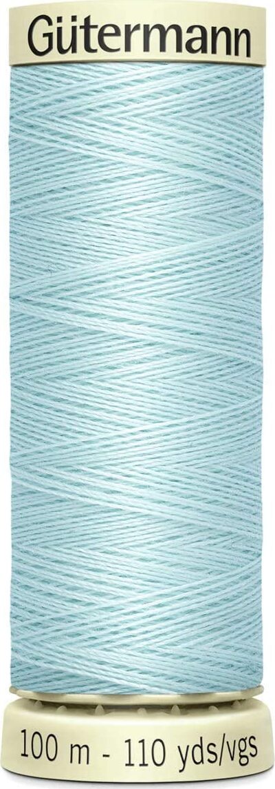 GUTERMANN---100mt---FILO-PER-CUCITO-100%-POLIESTERE---COLORE-CELESTE-GLACIALE-194