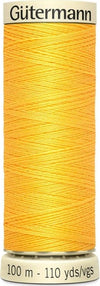 GUTERMANN---100mt---FILO-PER-CUCITO-100%-POLIESTERE---COLORE-GIALLO-ANANAS-417