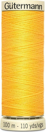 GUTERMANN---100mt---FILO-PER-CUCITO-100%-POLIESTERE---COLORE-GIALLO-ANANAS-417