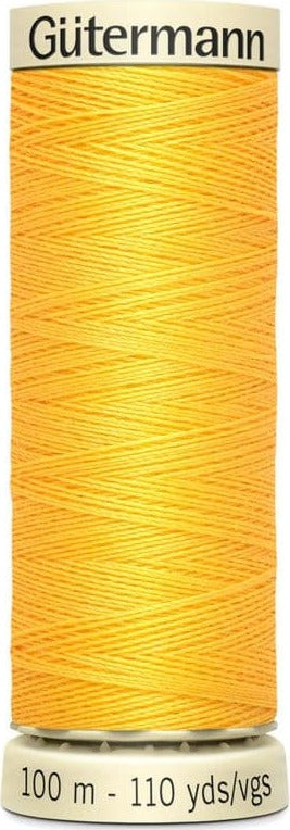 GUTERMANN---100mt---FILO-PER-CUCITO-100%-POLIESTERE---COLORE-GIALLO-ANANAS-417