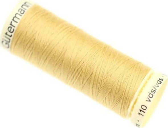 GUTERMANN---100mt---FILO-PER-CUCITO-100%-POLIESTERE---COLORE-GIALLO-MACARON-415