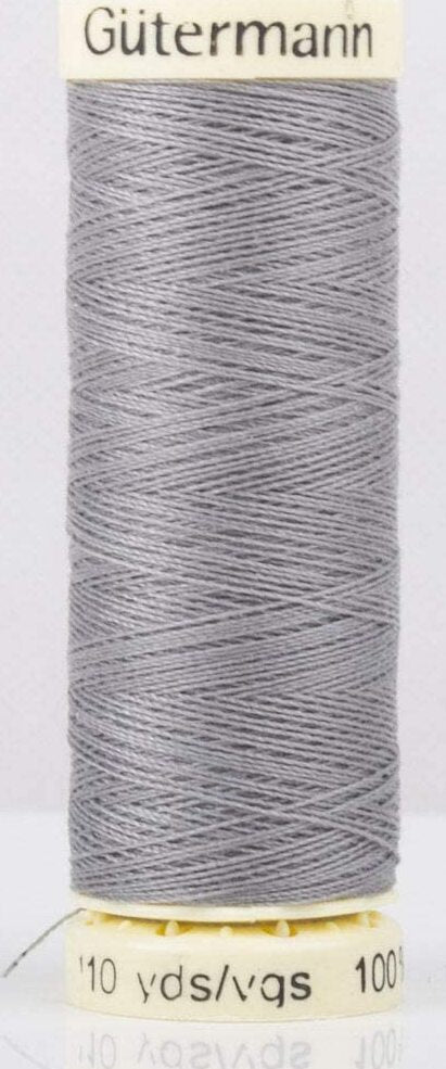 GUTERMANN---100mt---FILO-PER-CUCITO-100%-POLIESTERE---COLORE-GRIGIO-634