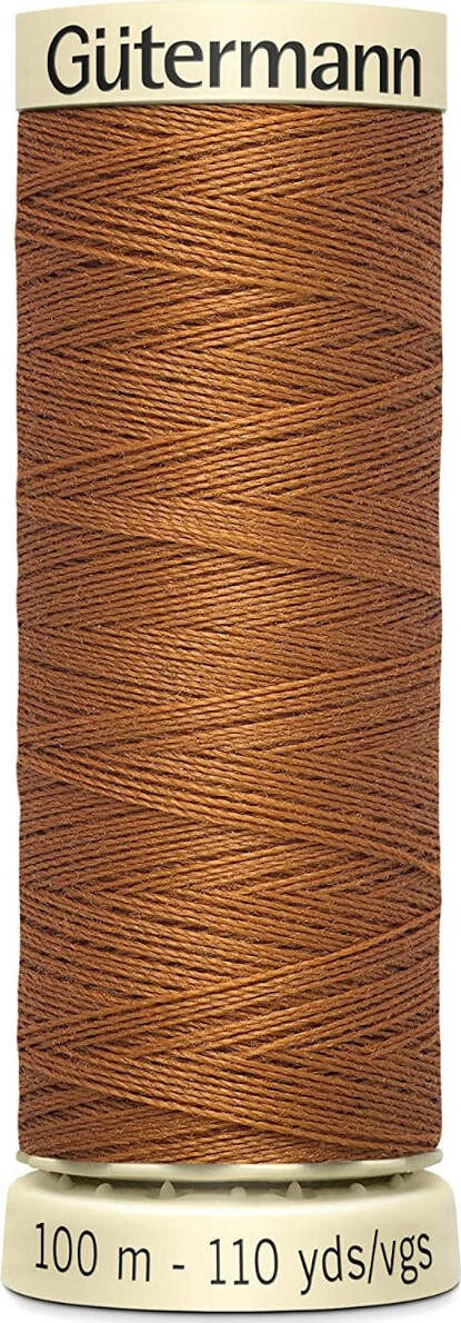GUTERMANN---100mt---FILO-PER-CUCITO-100%-POLIESTERE---COLORE-MARRONE-CHIARO-448