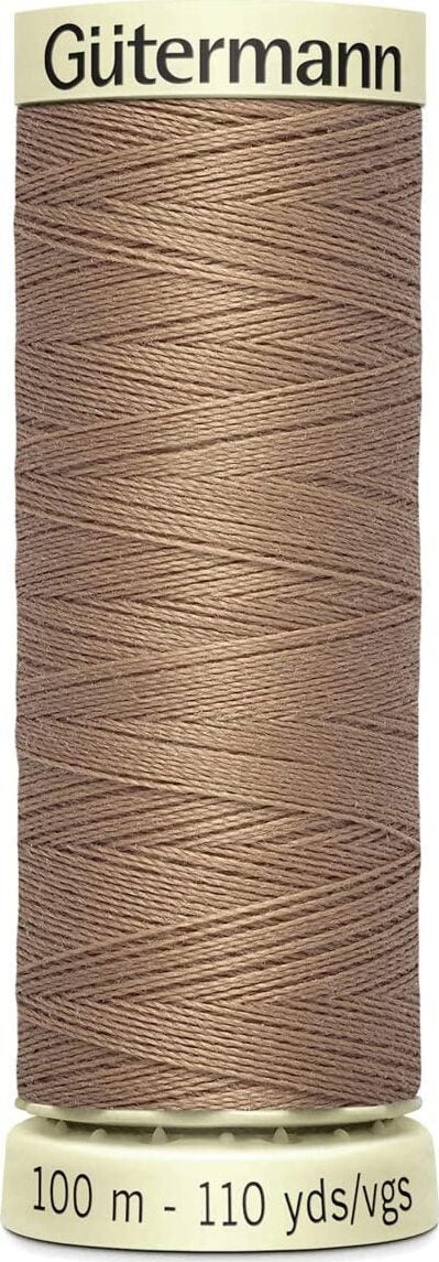 GUTERMANN---100mt---FILO-PER-CUCITO-100%-POLIESTERE---COLORE-MARRONE-HOPSACK-139
