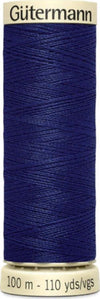 GUTERMANN---100mt---FILO-PER-CUCITO-100%-POLIESTERE---COLORE-NAVY-309