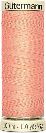 GUTERMANN---100mt---FILO-PER-CUCITO-100%-POLIESTERE---COLORE-ROSA-ARANCIONATO-586