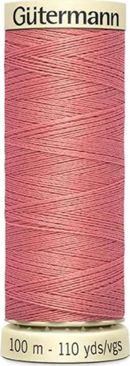 GUTERMANN---100mt---FILO-PER-CUCITO-100%-POLIESTERE---COLORE-ROSA-SALMONE-80