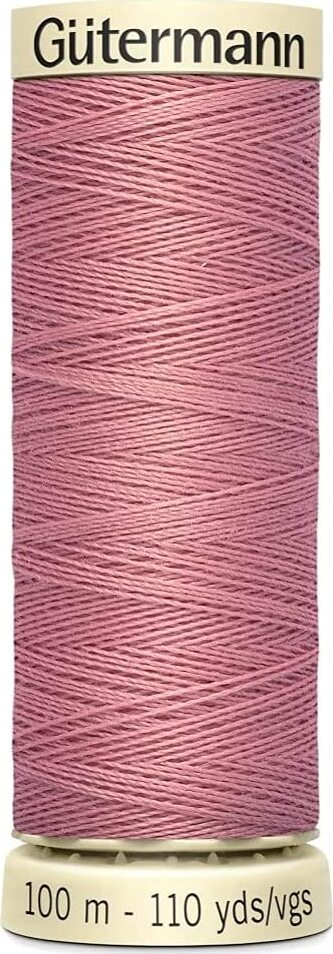GUTERMANN---100mt---FILO-PER-CUCITO-100%-POLIESTERE---COLORE-ROSA-VINTAGE-473