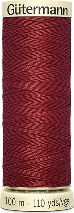 GUTERMANN---100mt---FILO-PER-CUCITO-100%-POLIESTERE---COLORE-ROSSO-ARDENTE-221