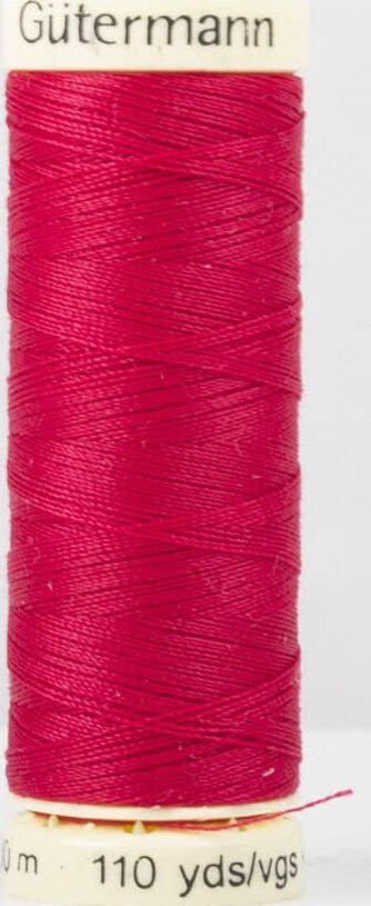 GUTERMANN---100mt---FILO-PER-CUCITO-100%-POLIESTERE---COLORE-ROSSO-CARAMELLA-909