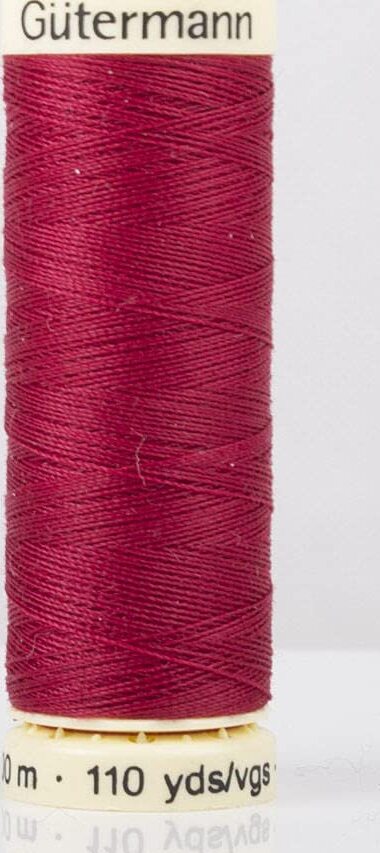 GUTERMANN---100mt---FILO-PER-CUCITO-100%-POLIESTERE---COLORE-ROSSO-CILIEGIA-384