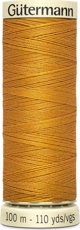 GUTERMANN---100mt---FILO-PER-CUCITO-100%-POLIESTERE---COLORE-SENAPE-412