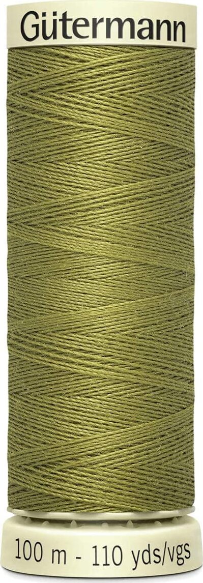 GUTERMANN---100mt---FILO-PER-CUCITO-100%-POLIESTERE---COLORE-VERDE-ZOLFO-397