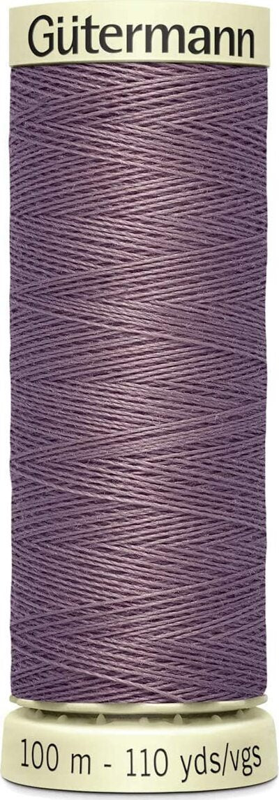 GUTERMANN---100mt---FILO-PER-CUCITO-100%-POLIESTERE---COLORE-VIOLA-POMICE-126-*