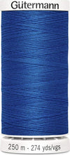 GUTERMANN---250mt---FILO-PER-CUCITO-100%-POLIESTERE---COLORE-BLU-LAPISLAZZULE-322