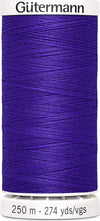 GUTERMANN---250mt---FILO-PER-CUCITO-100%-POLIESTERE---COLORE-INDACO-810