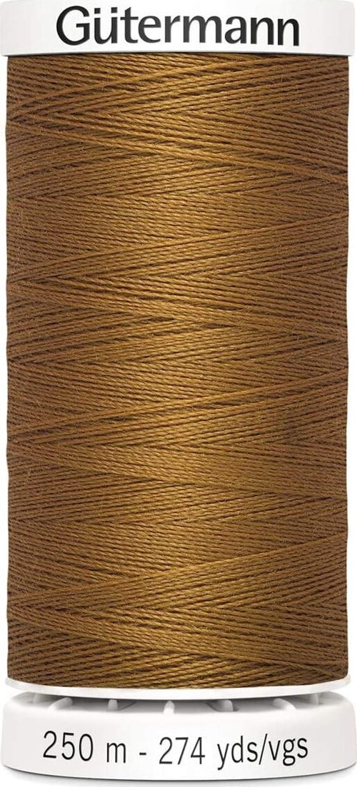 GUTERMANN---250mt---FILO-PER-CUCITO-100%-POLIESTERE---COLORE-MARRONE-CARAMELLO-448