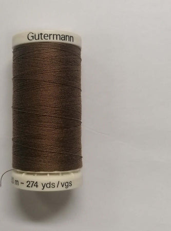 GUTERMANN---250mt---FILO-PER-CUCITO-100%-POLIESTERE---COLORE-MARRONE-TRONCO-815**