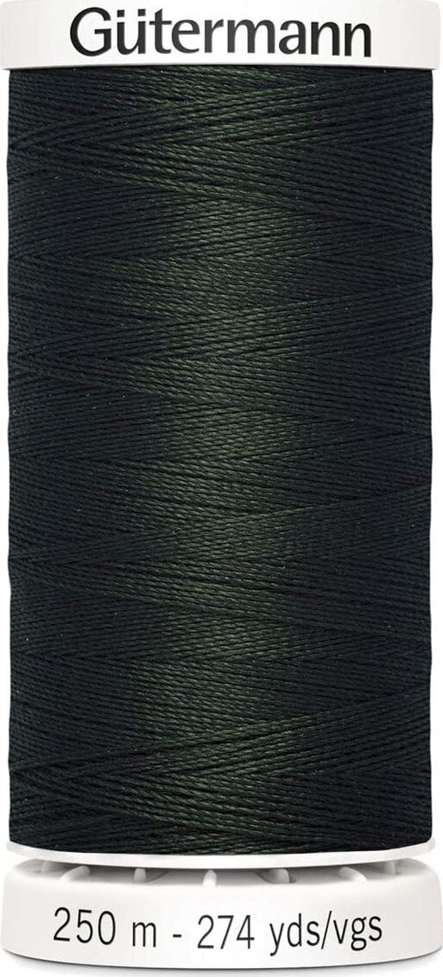 GUTERMANN---250mt---FILO-PER-CUCITO-100%-POLIESTERE---COLORE-VERDE-COCCODRILLO-304