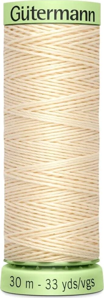 GUTERMANN---30mt---FILO-PER-ASOLE-100%-POLIESTERE---COLORE-CREMA-414