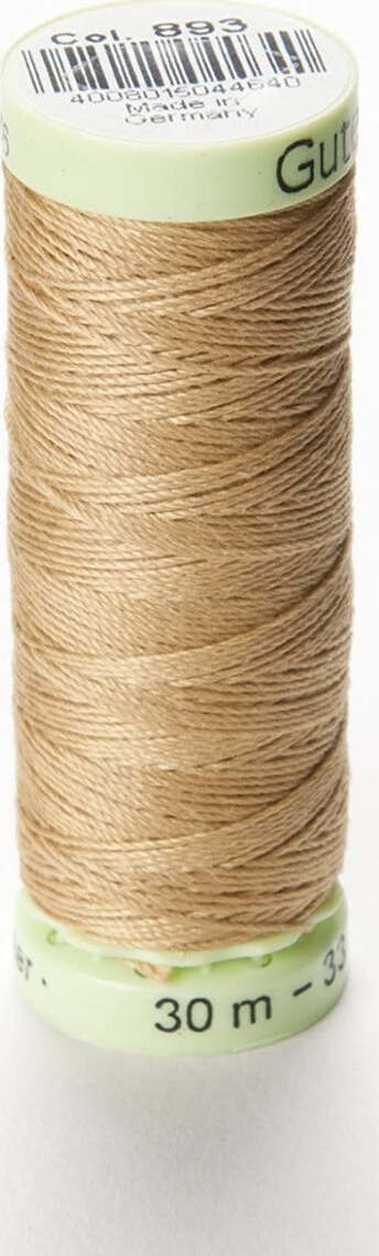 GUTERMANN---30mt---FILO-PER-ASOLE-100%-POLIESTERE---COLORE-MARRONE-CHIARO-893