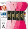 GUTERMANN---4-PEZZI---MATASSINE-DI-FILO-PER-RICAMO-MOULINE---COLORE-MIX-ROSA---4PZx8MT