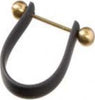GUTERMANN---ANELLO-REGOLABILE-IN CAUCCIU'-CON-ASTINA-COLORE-ORO-75X6MM