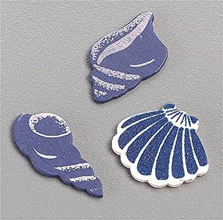 GUTERMANN---CONFEZIONE-15-PEZZI---FORME-CONCHIGLIE-DI-LEGNO-ASSORTITE-30MM