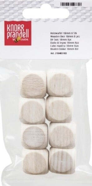 GUTERMANN---DADO-IN-LEGNO-18MM-8PZ