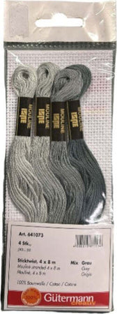 GUTERMANN---FILO-RICAMO-MOULINE-MIX-GRIGIO-4PZ-X-8MT