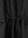 Gucci Mantella Nera con Logo Web e Stampa Monogramma GG da uomo