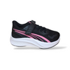 Puma Pounce Lite Sneakers Bambina Nero Fucsia – Leggere con Velcro | Taglie 20-35