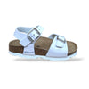 Sandalo Bio Sughero Bambini e Ragazzi Grunland Junior Luce Bianco – Fibia