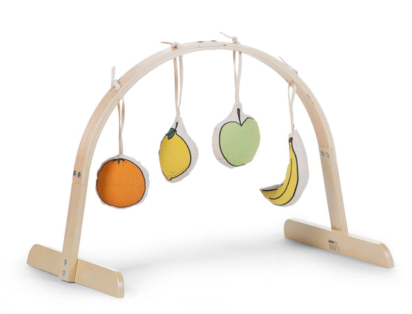 Giochi Palestrina Frutta Childhome Tela (Set di 4)