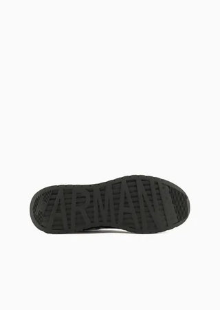 Armani Exchange Sneakers Multimateriale Uomo Blu Elettrico XUX090 XV276 T708