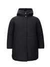 ADD Giubbino Imbottito lungo Reversibile da donna