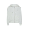 SUN68 felpe con cappuccio uomo sun68 - hoodie zip vintage broken - bianco da uomo