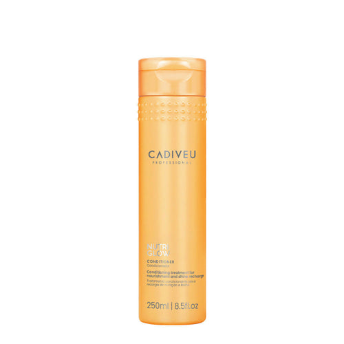 Cadiveu nutri glow conditioner 250 ml, trattamento nutriente con effetto lucentezza