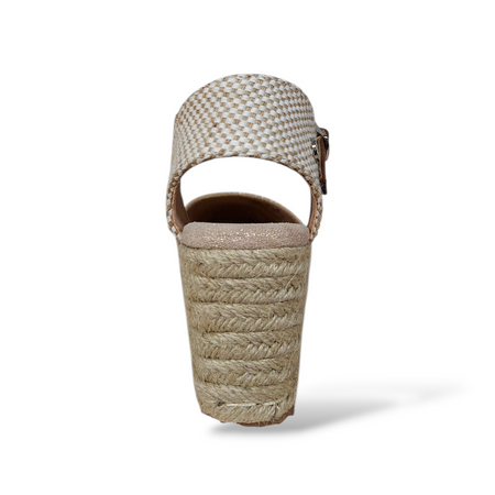 Espadrillas Donna XTI Oro con Fibia – Scarpe Estive Glamour, Eleganti e Luminose