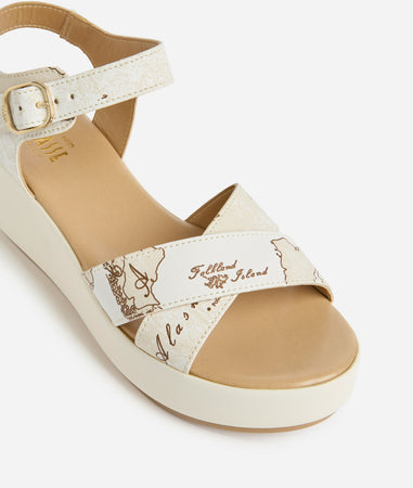 Alviero Martini 1° Classe Donna Sandali con zeppa