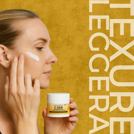 Crema Viso Antirughe con Curcuma e Vitamina E – Idratante e Rigenerante con Burro di Karité – Per Pelle Secca e Grassa – Antiage, Nutriente – 50ml – Antiage Curcuma Z-Skin