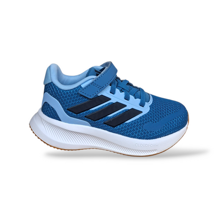 Adidas Runfalcon Bambino Blue Nero | Scarpe Sportive Leggere con Velcro Primavera Estate