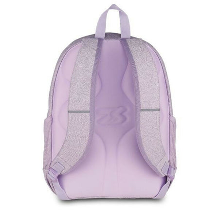 Zaino seven tech shiny doppio scomparto rosa